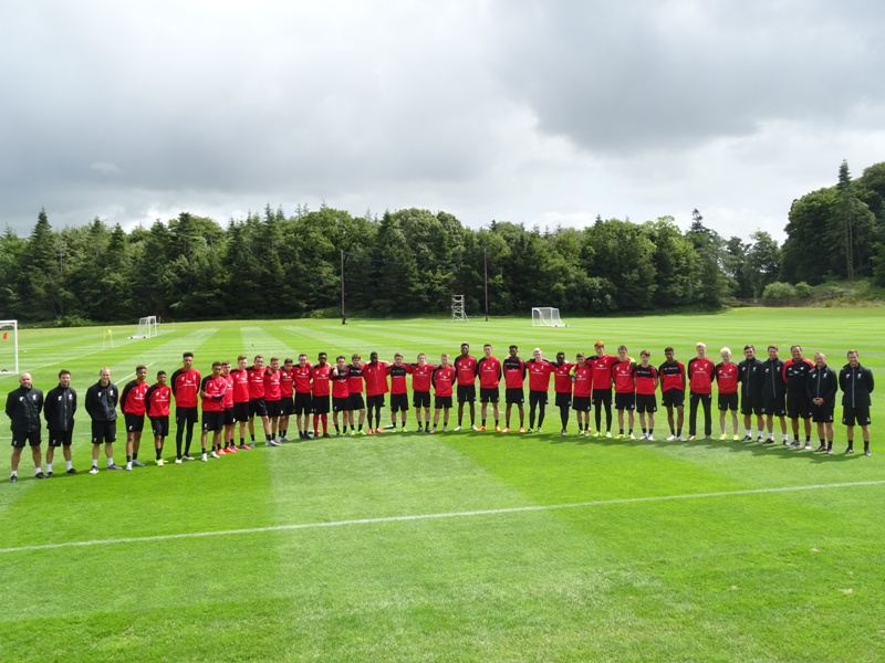 Liverpool FC Academy squad at Fota Island Resort Liverpool Academy squad at Fota Island Resort
