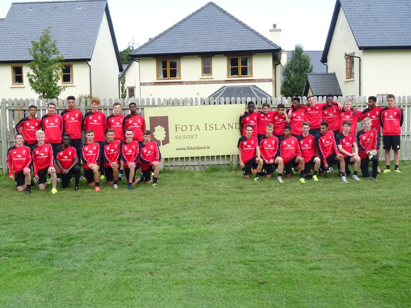 Liverpool FC Academy squad at Fota Island Resort Liverpool Academy squad at Fota Island Resort