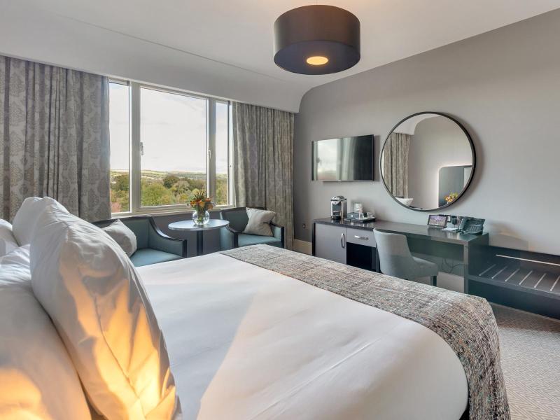 Classic room image - point of view from bed