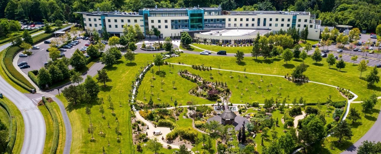 Birds eye view of the resort