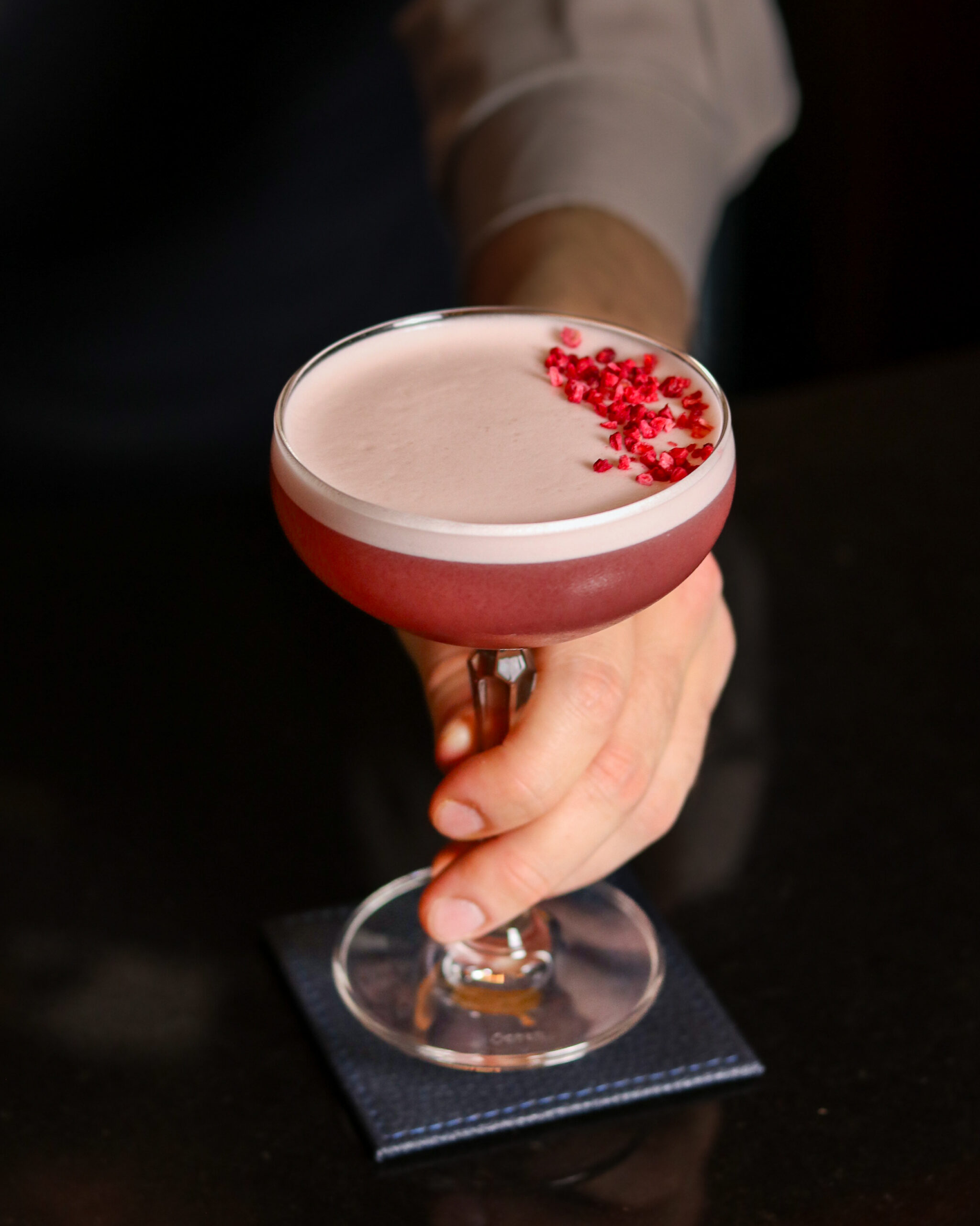 Cocktail placed in The Cove