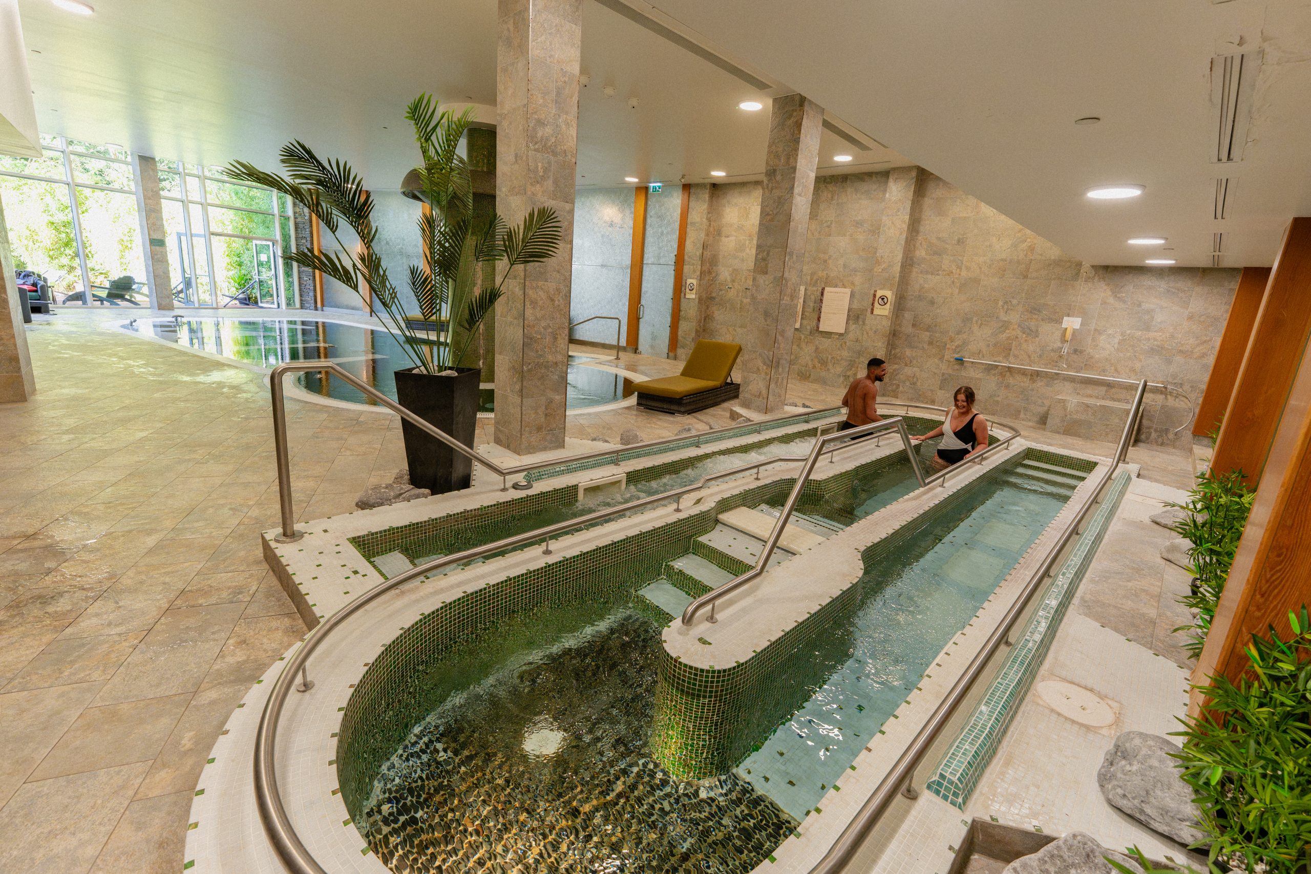 Walking river at Fota Island Spa